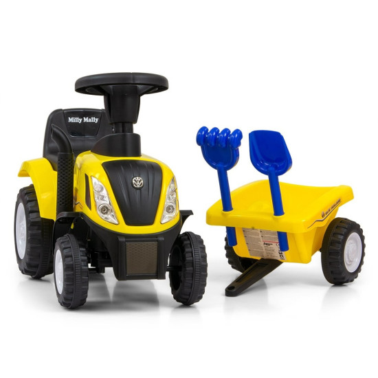 Jeździk Pojazd New Holland T7 Traktor żółty