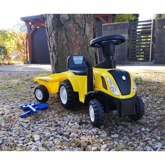 Jeździk Pojazd New Holland T7 Traktor żółty