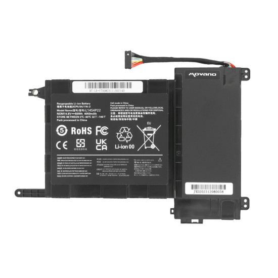 Bateria L14S4P22 do Lenovo IdeaPad Y700-15ISK Y700 - 4050 mAh (60 Wh)