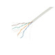 Kabel LAN UTP kat.5e 305m drut CU LSZH CPR+FLUKE PASSED szary