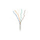 Kabel LAN UTP kat.5e 305m drut CU LSZH CPR+FLUKE PASSED szary