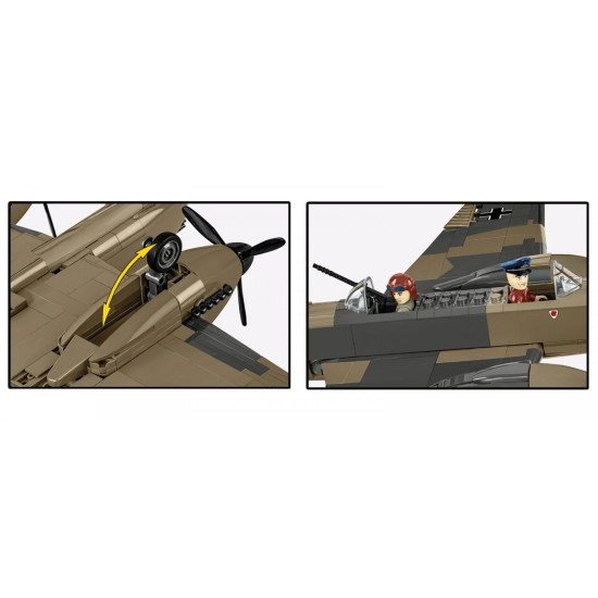 Klocki Messerschmitt BF 110C 578 klocków