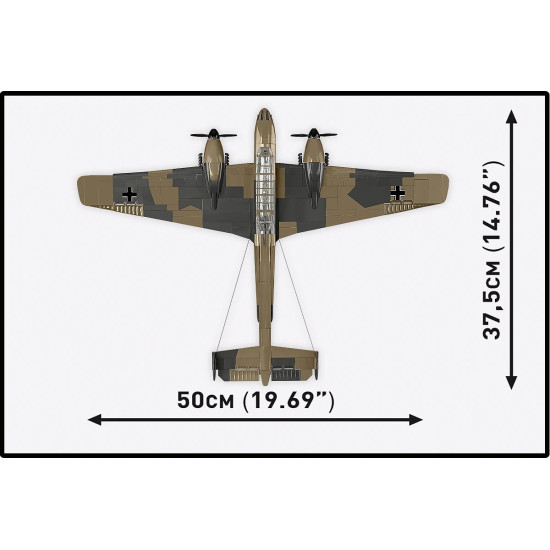 Klocki Messerschmitt BF 110C 578 klocków