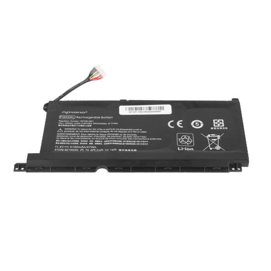 Bateria PG03XL do HP 15-DH 15-EC 15-DK 16-A - 4150 mAh (47 Wh)