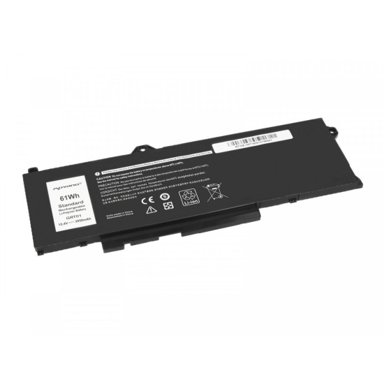 Bateria GRT01 do Dell Latitude 5421 5521 5531 Precision 3470 3561 3571 3581 - 3950 mAh (61 Wh)