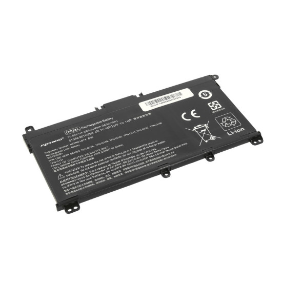Bateria TF03XL do HP Pavilion 14-BF 14-BP 15-CD - 3400 mAh (39 Wh)