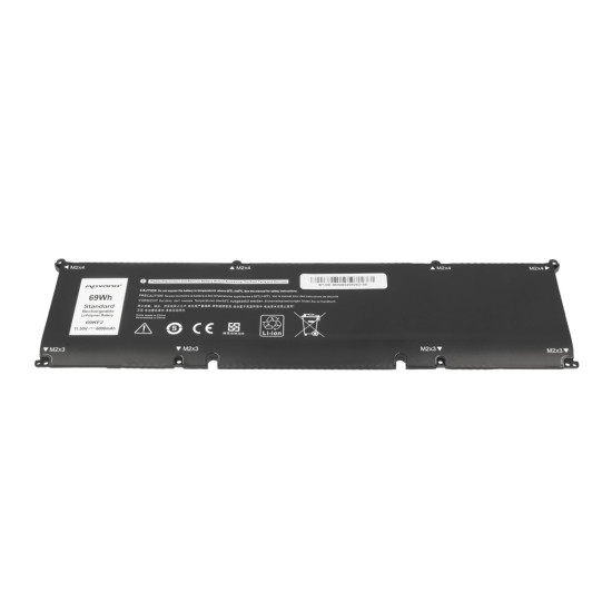 Bateria 69KF2 do Dell Alienware M17 M15 R3 R4 Precision 5550 XPS 9500 9510 - 6000 mAh (69 Wh)