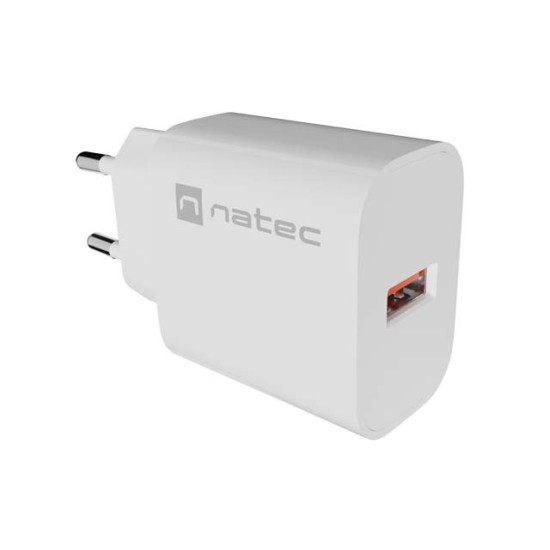 Ładowarka sieciowa Ribera 1xUSB-A 18W biała 