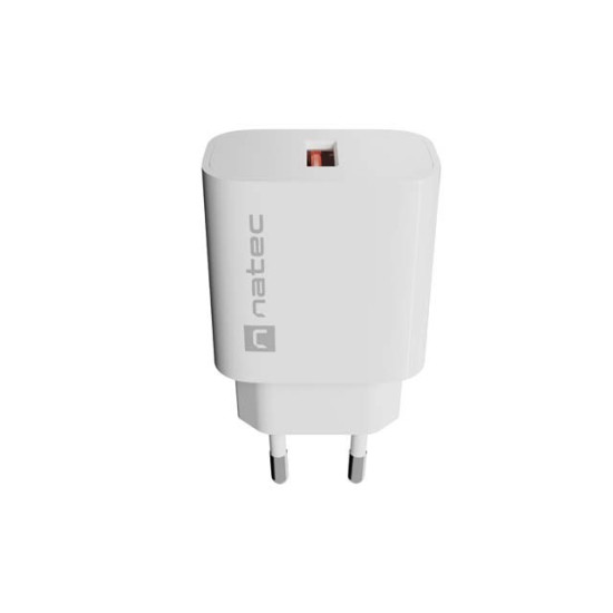 Ładowarka sieciowa Ribera 1xUSB-A 18W biała 