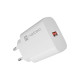 Ładowarka sieciowa Ribera 1xUSB-A 18W biała 