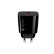 Ładowarka sieciowa Ribera 1xUSB-A 18W czarna 