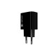Ładowarka sieciowa Ribera 1xUSB-A 18W czarna 
