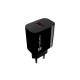 Ładowarka sieciowa Ribera 1xUSB-A 18W czarna 