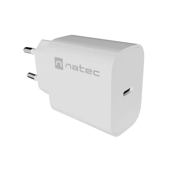 Ładowarka sieciowa Ribera 1xUSB-c 20W biała 