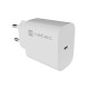 Ładowarka sieciowa Ribera 1xUSB-c 20W biała 