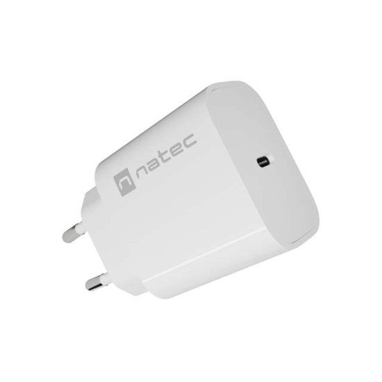 Ładowarka sieciowa Ribera 1xUSB-c 20W biała 