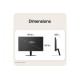 Monitor 24.4 cala 25G523B-B IPS FHD