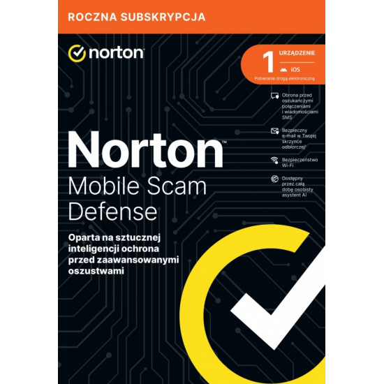 Oprogramowanie Mobile Scam Defence PL 1U 1Dvc 1Y 21488054 