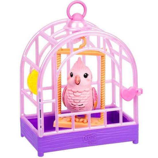Figurka interaktywna Little Live Pets - Mój prawdziwy ptaszek różowy