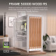 Obudowa FRAME 5000D WOOD RS White/Oak