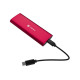 Obudowa SSD zewnętrzna RHINO M.2 NVME USB-C 3.2 ruby red 