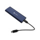 Obudowa SSD zewnętrzna RHINO M.2 NVME USB-C 3.2 steel navy 