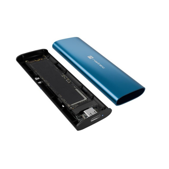 Obudowa SSD zewnętrzna RHINO M.2 NVME USB-C 3.2 horizon blue 