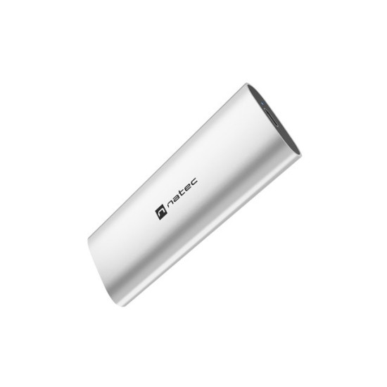 Obudowa SSD zewnętrzna RHINO M.2 NVME USB-C 3.2 arctic silver 