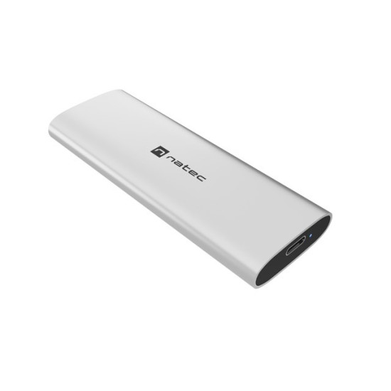 Obudowa SSD zewnętrzna RHINO M.2 NVME USB-C 3.2 arctic silver 