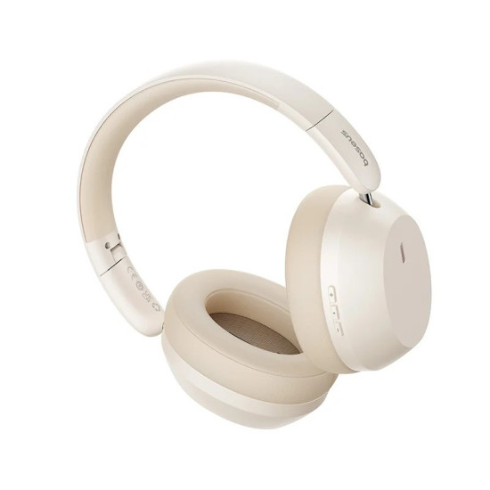 Słuchawki nauszne bluetooth 5.3 BASS 35 MAX beżowe