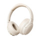 Słuchawki nauszne bluetooth 6.0 BASS LITE beżowe