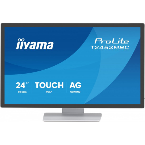Monitor 24 cale  T2452MSC-W2AG 10PKT,POJ,IPS,HDMI,DP,420cd, biały
