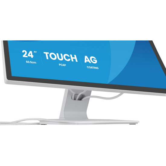 Monitor 24 cale  T2452MSC-W2AG 10PKT,POJ,IPS,HDMI,DP,420cd, biały