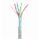 Kabel FTP-ekranowany KAT 5e drut aluminiowo-miedziowy 305m 
