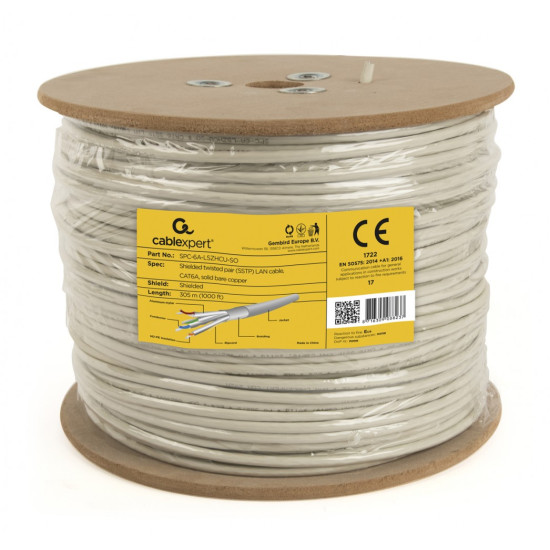 Kabel SFTP KAT 6A LSZH 305m drut 