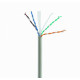 Kabel UTP KAT 6 drut AWG24 100m szary 