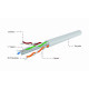Kabel UTP KAT 6 drut AWG24 100m szary 
