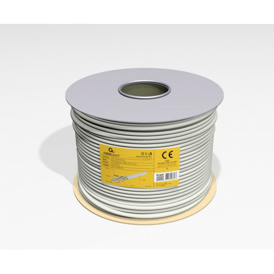 Kabel UTP KAT 6 drut AWG24 100m szary 