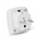Adapter zasilania ANG/PL (Wtyk PL/Gniazdo ANG) 