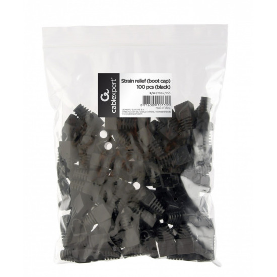 Osłonka na wtyk RJ45 100sztuk/czarna