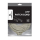 Patch cord Kat.6 UTP 10m szary