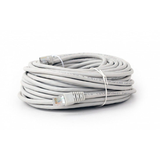 Patchcord kat.6 UTP 20m kolor szary 