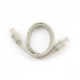 Patch cord UTP kat.6 0.5m szary 
