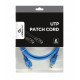 Patch cord Kat.6 UTP 2m niebieski 