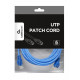 Patch cord Kat.6 UTP 3m niebieski 