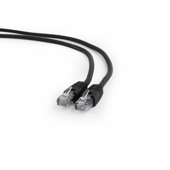 Patch cord Kat.6 UTP 1m czarny 
