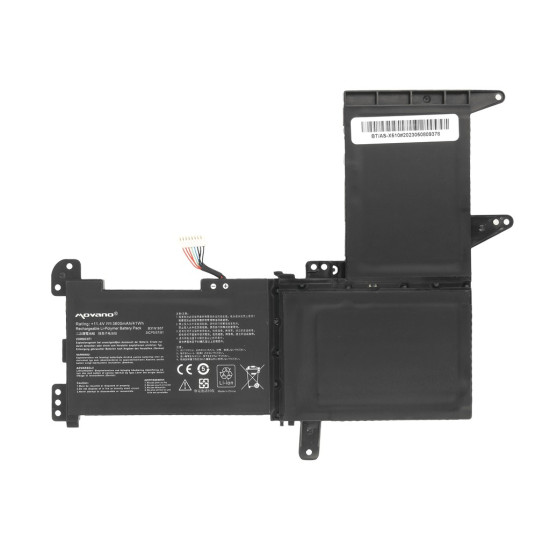 Bateria B31N1637 do Asus VivoBook S15 S510 F510 - 3600 mah (41 Wh)