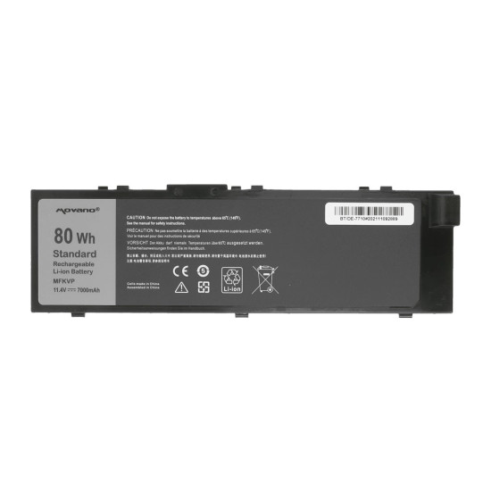 Bateria MFKVP do Dell Precision 15 7510 17 7710 - 7000 mAh (80 Wh)