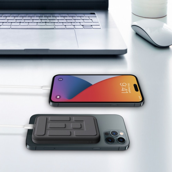 Power bank kieszonkowy YPB 501 SILIC 5000mAh technologia MagSafe 