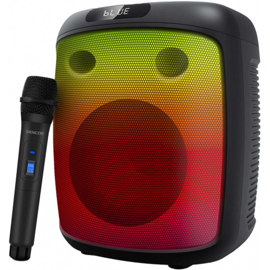 Głośnik imprezowy Partycon BASE Moc 100W, IPX4, TWS, LED, MIC 